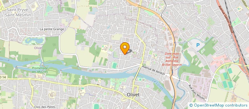 localisation de l'entreprise SCI LIMAX à OLIVET
