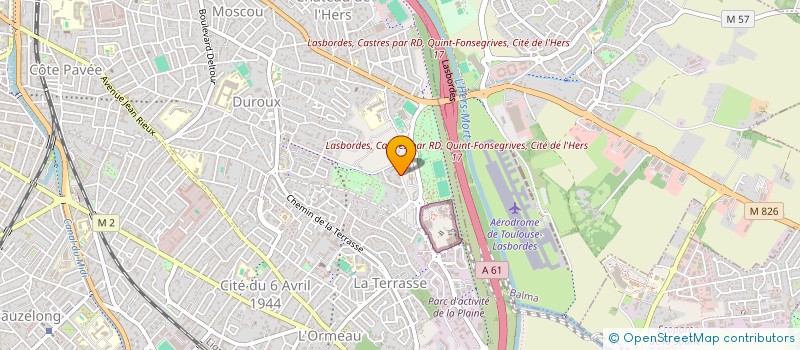localisation de l'entreprise SCI LIMAYRAC à TOULOUSE