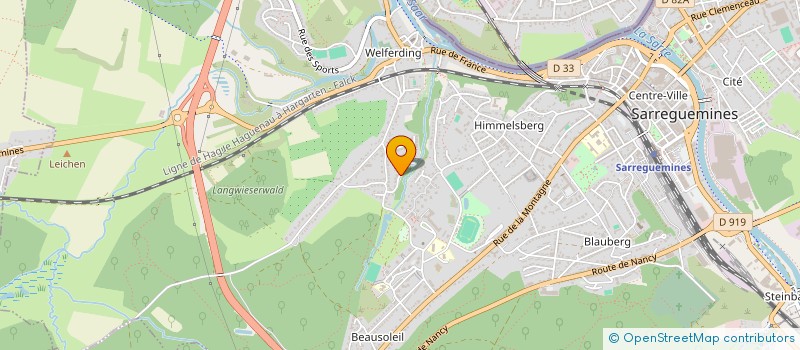 localisation de l'entreprise SCI LIME  SARREGUEMINES