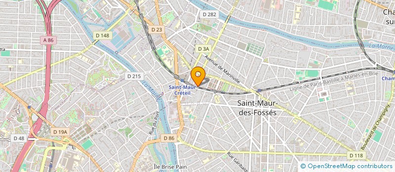 localisation de l'entreprise SCI LIMEIL BREVANNES 10 AV DE VERDUN(94) à ST MAUR DES FOSSES