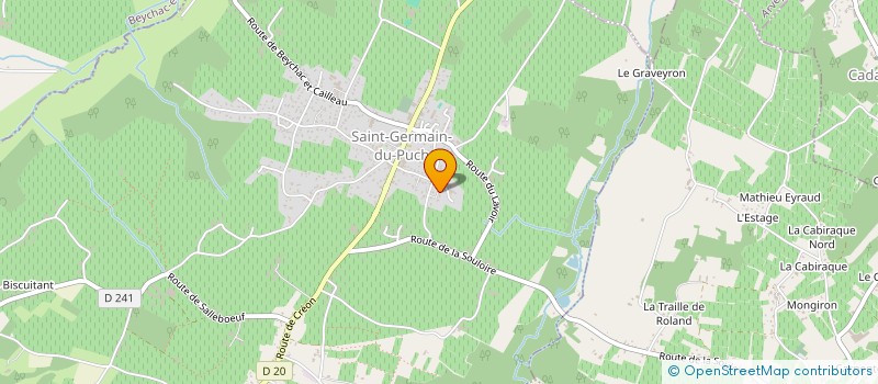 localisation de l'entreprise SCI LIMINANA-SIMONNEAU  SAINT-GERMAIN-DU-PUCH