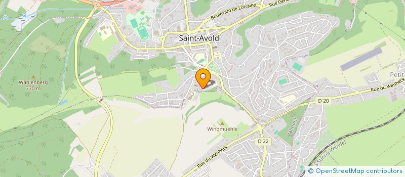 localisation de l'entreprise SCI LIMITHI  SAINT-AVOLD