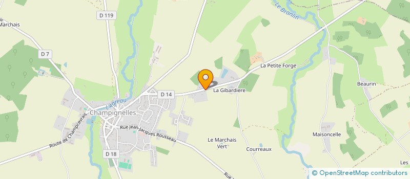 localisation de l'entreprise SCI LIMMO  CHAMPIGNELLES