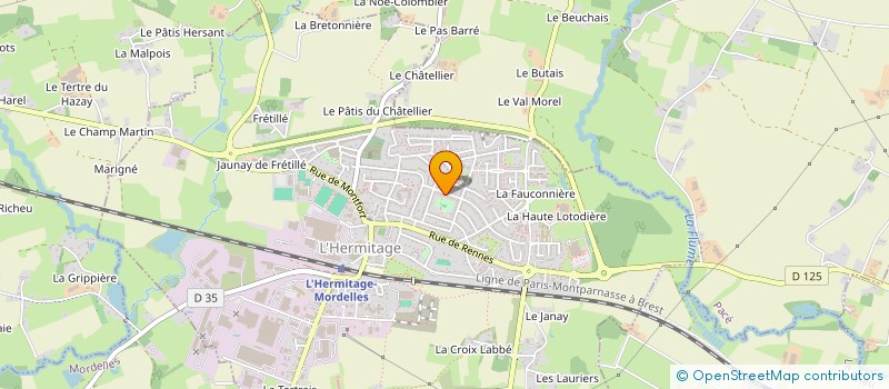 localisation de l'entreprise SCI LIMO  L'HERMITAGE
