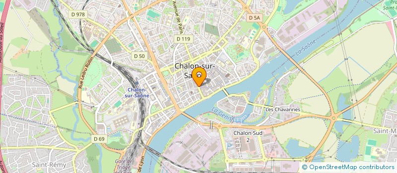 localisation de l'entreprise SCI LIMOCANE à CHALON-SUR-SAONE