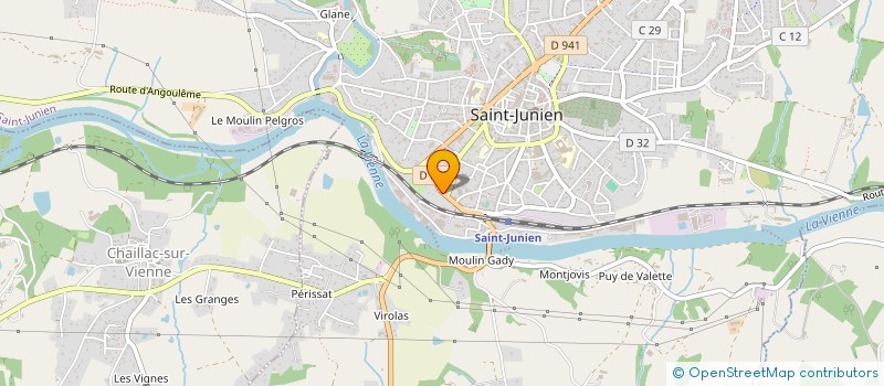 localisation de l'entreprise SCI LIMOGES BEAUNE INVESTISSEMENT à SAINT-JUNIEN