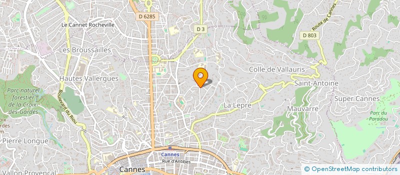 localisation de l'entreprise SCI LIMONE à CANNES