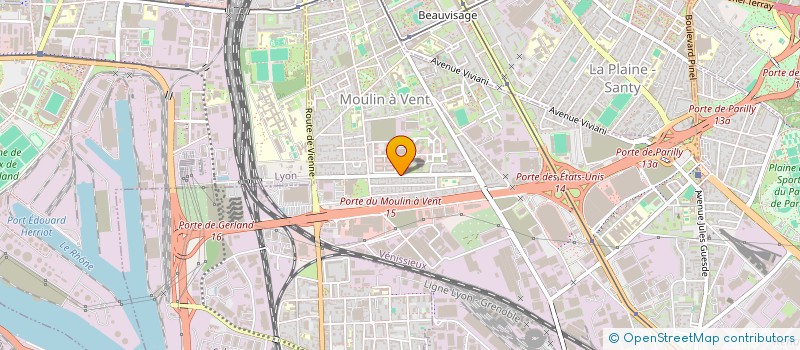 localisation de l'entreprise SCI LIMONEST PAISY 1  VENISSIEUX