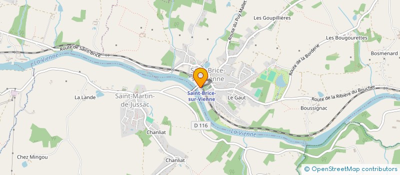 localisation de l'entreprise SCI LIMOSIN  SAINT-BRICE-SUR-VIENNE