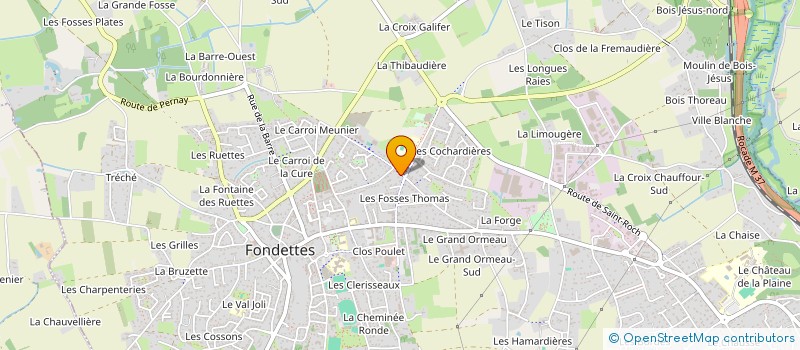 localisation de l'entreprise SCI LIMOUGERE à FONDETTES