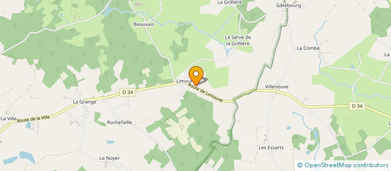 localisation de l'entreprise SCI LIMOURET  SAINT-LAURENT-SUR-GORRE