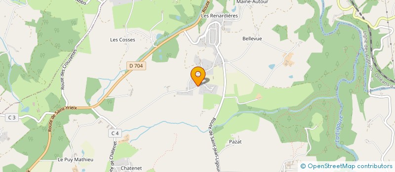 localisation de l'entreprise SCI LIMOUSIN MICHEL  LE VIGEN