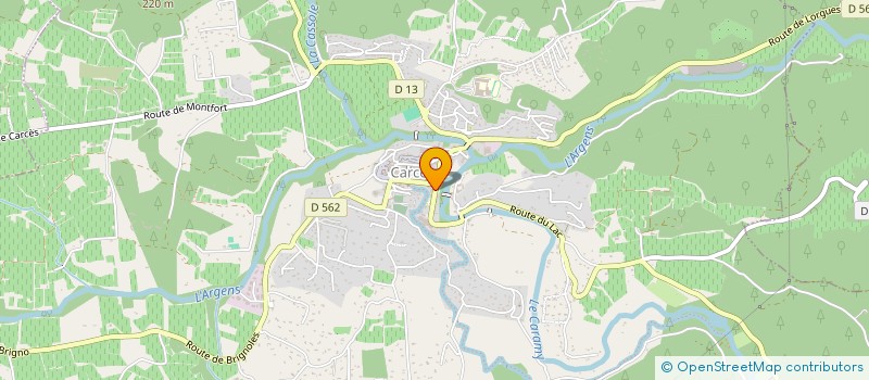 localisation de l'entreprise SCI LIMOUSINE  CARCES