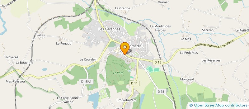 localisation de l'entreprise SCI LIMOUSINE NEXONNAISE  NEXON