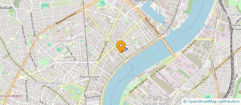 localisation de l'entreprise SCI LIMOUZIN-GARONNE  BORDEAUX