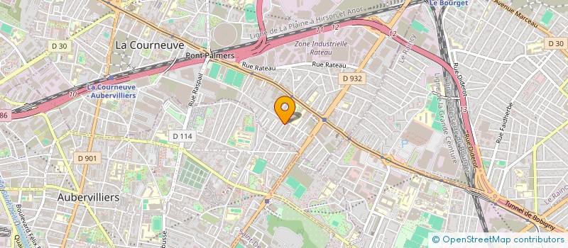 localisation de l'entreprise SCI LIN BERRI à LA COURNEUVE