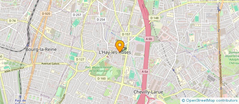 localisation de l'entreprise SCI LIN ZHENG  L'HAY-LES-ROSES