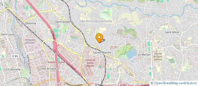 localisation de l'entreprise SCI LINA à MARSEILLE 14EME