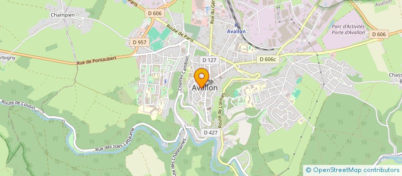 localisation de l'entreprise SCI LINA à AVALLON