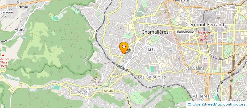 localisation de l'entreprise SCI LINA  CHAMALIERES