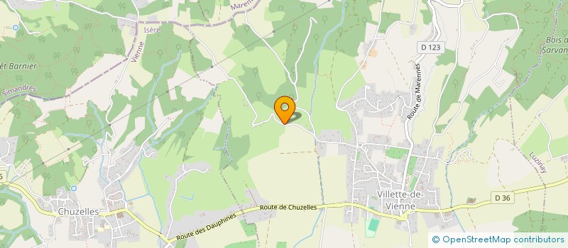 localisation de l'entreprise SCI LINA  VILLETTE-DE-VIENNE