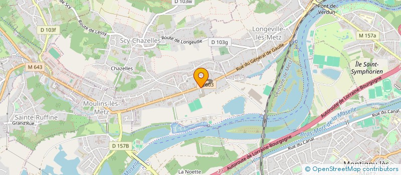 localisation de l'entreprise SCI LINA  SCY-CHAZELLES