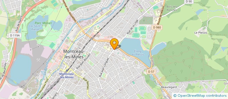 localisation de l'entreprise SCI LINA  MONTCEAU-LES-MINES