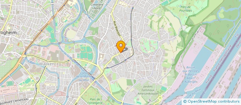 localisation de l'entreprise SCI LINA  STRASBOURG