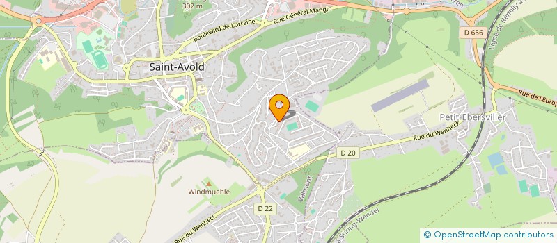 localisation de l'entreprise SCI LINA  SAINT-AVOLD