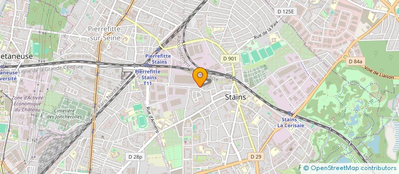localisation de l'entreprise SCI LINA à STAINS