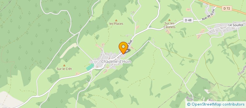 localisation de l'entreprise SCI LINA  VILLENEUVE-D'AMONT