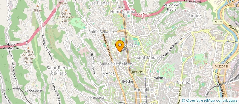 localisation de l'entreprise SCI LINA à NICE