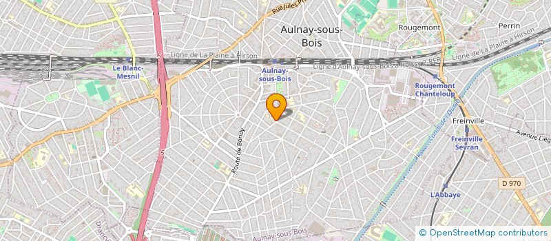 localisation de l'entreprise SCI LINA à AULNAY-SOUS-BOIS