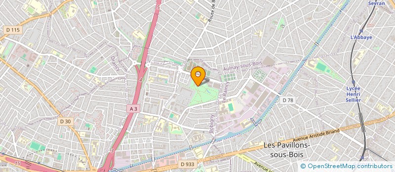 localisation de l'entreprise SCI LINA  BONDY