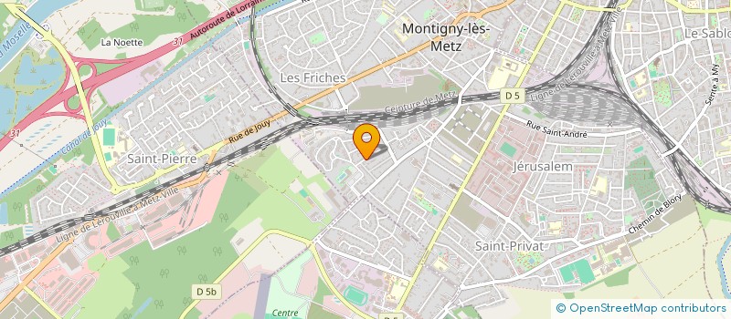 localisation de l'entreprise SCI LINA à MONTIGNY-LES-METZ
