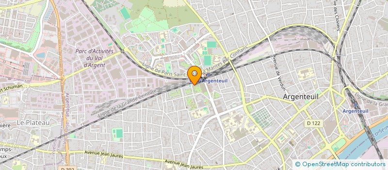 localisation de l'entreprise SCI LINA  ARGENTEUIL