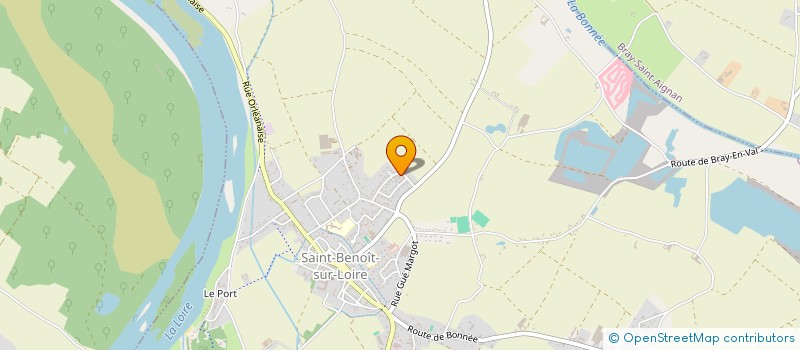 localisation de l'entreprise SCI LINA  SAINT-BENOIT-SUR-LOIRE