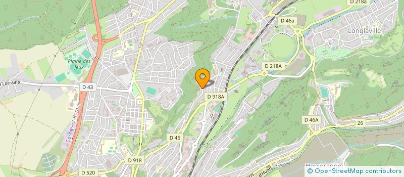 localisation de l'entreprise SCI LINA à LONGWY