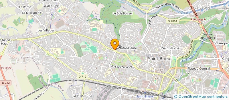 localisation de l'entreprise SCI LINA à SAINT-BRIEUC