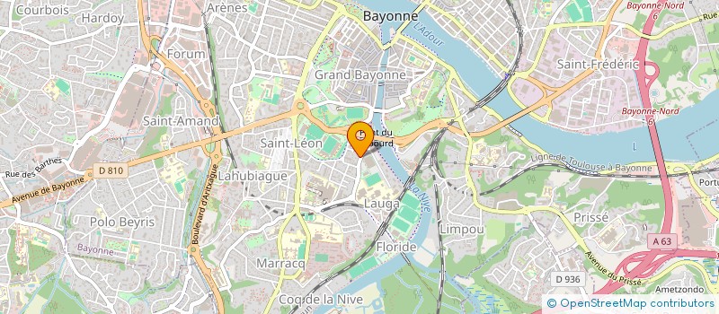 localisation de l'entreprise SCI LINA CORP à BAYONNE