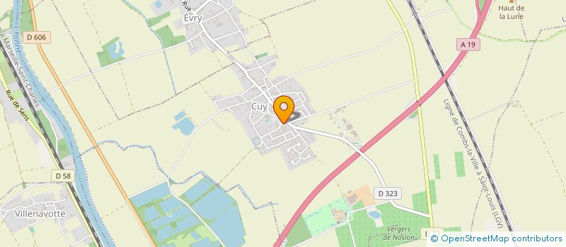 localisation de l'entreprise SCI LINA IMMO  CUY