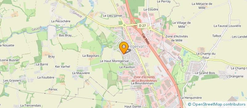 localisation de l'entreprise SCI LINACHE  LA MEZIERE