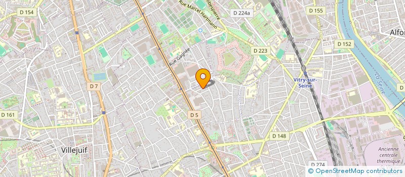 localisation de l'entreprise SCI LINALB  VITRY-SUR-SEINE