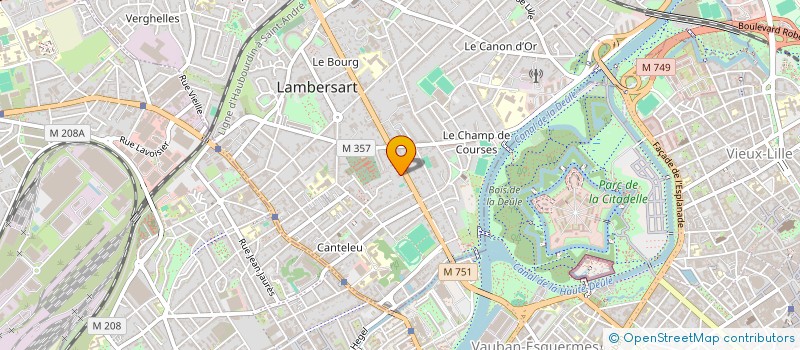 localisation de l'entreprise SCI LINANMER à LAMBERSART