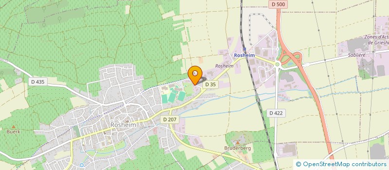 localisation de l'entreprise SCI LINARD  ROSHEIM