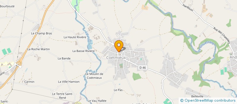 localisation de l'entreprise SCI LINARES MAUGENDRE RIO  COETMIEUX