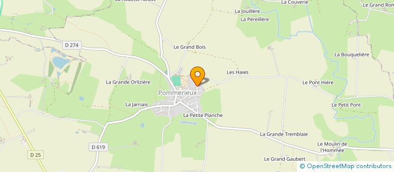 localisation de l'entreprise SCI LINATO  POMMERIEUX