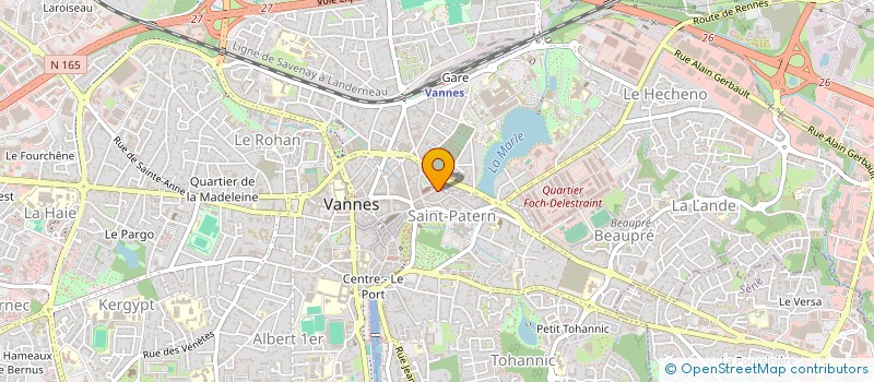 localisation de l'entreprise SCI LINBER à VANNES