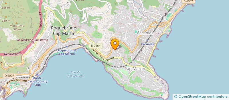 localisation de l'entreprise SCI LINCHA à ROQUEBRUNE-CAP-MARTIN