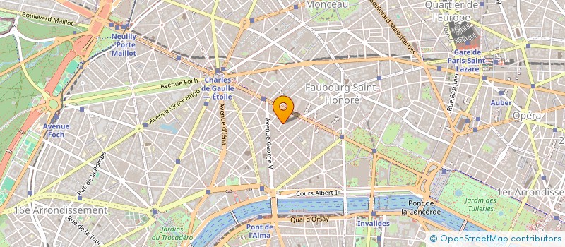 localisation de l'entreprise SCI LINCOLN  PARIS